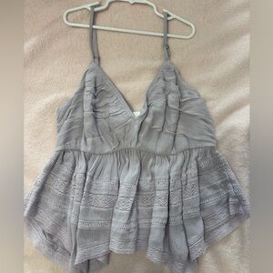 Hollister Lavender Purple Lace Camisole Top